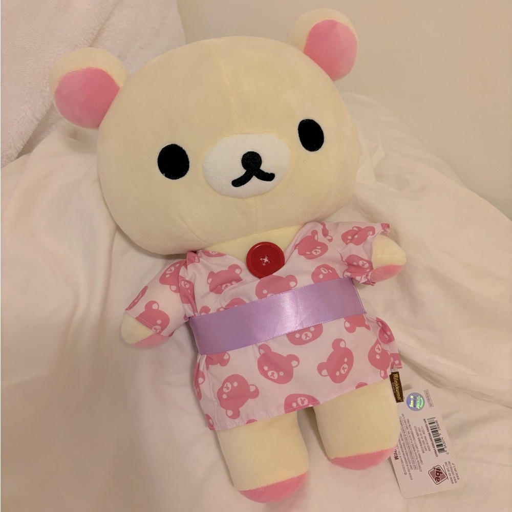 Korilakkuma official in pink outfit